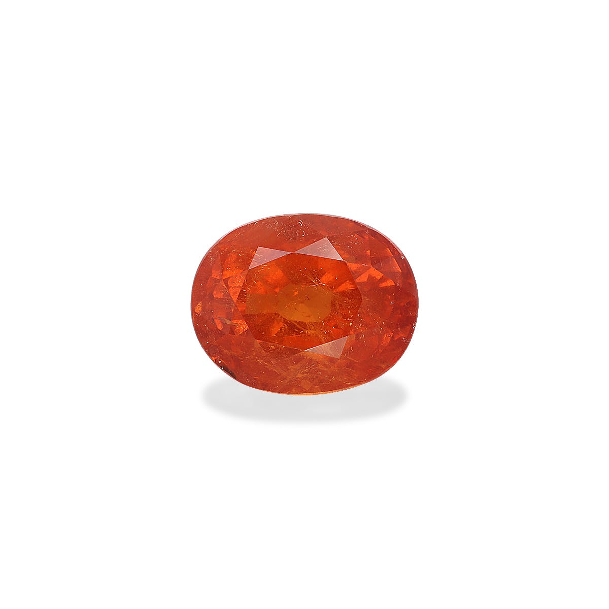 Spessartite Oval Fine Step Cut Orange