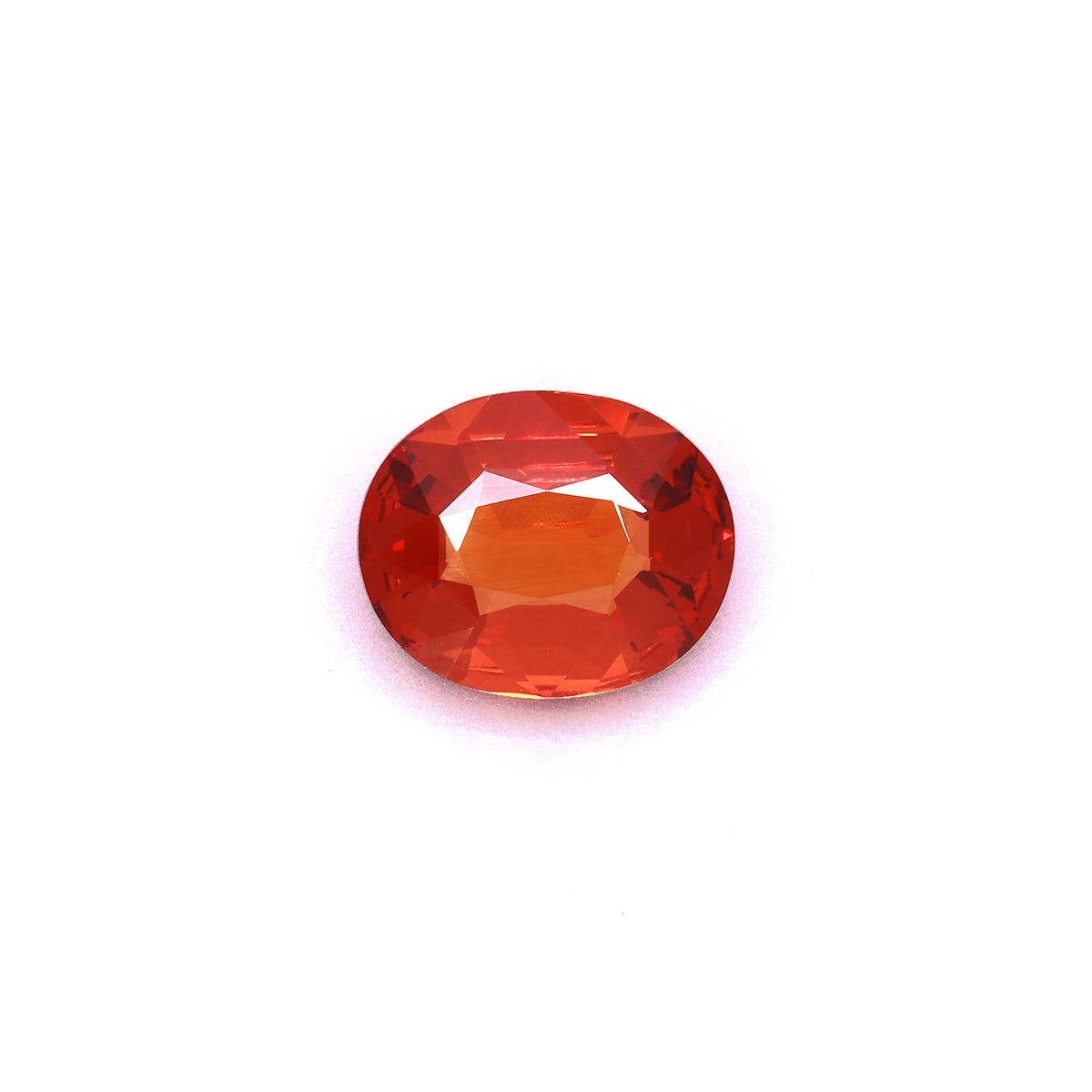 Spessartite Oval Fine Step Cut Orange