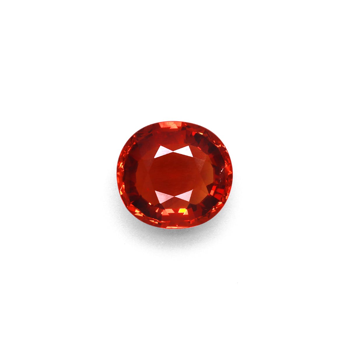 Spessartite Oval Fine Step Cut Orange