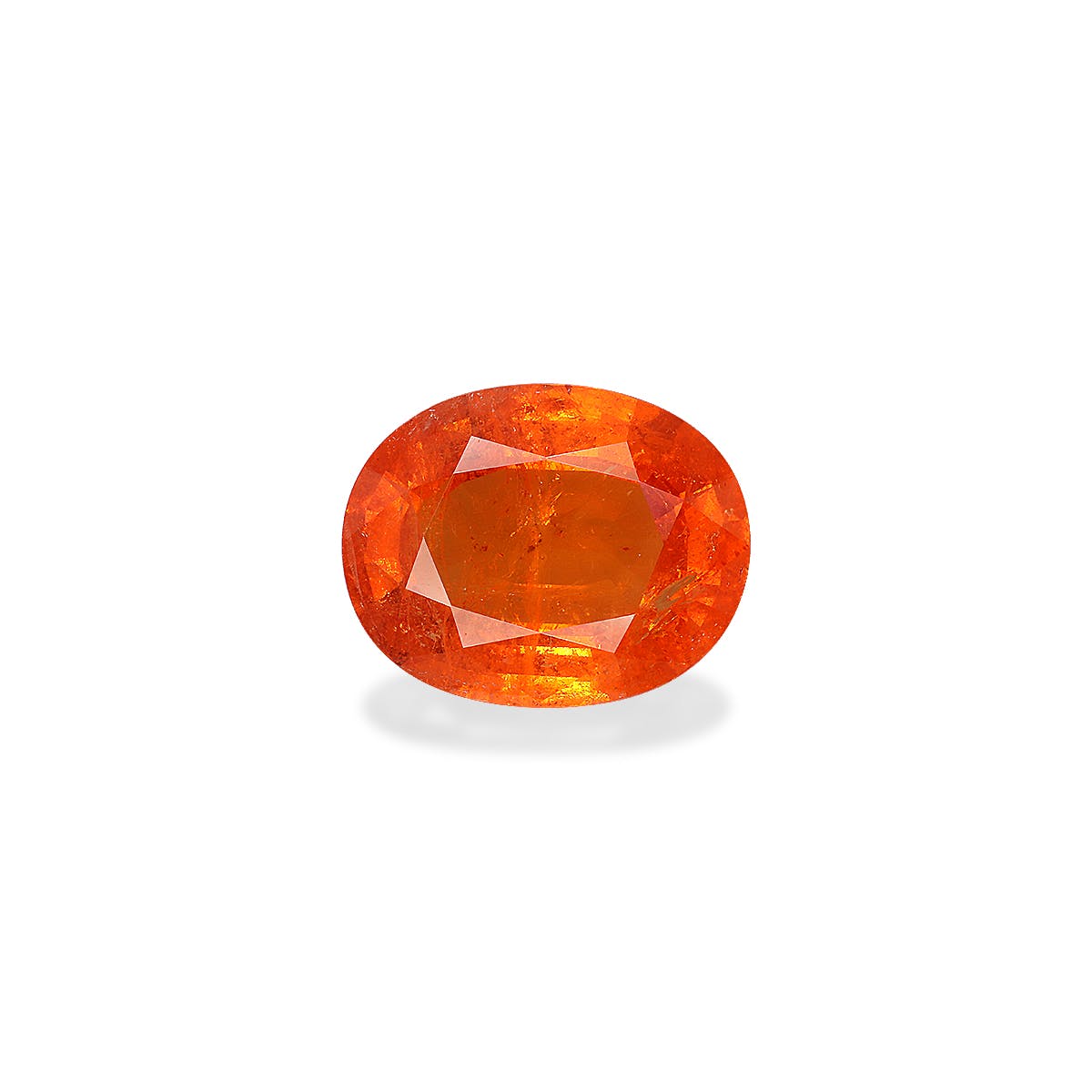 Spessartite Oval Fine Step Cut Orange