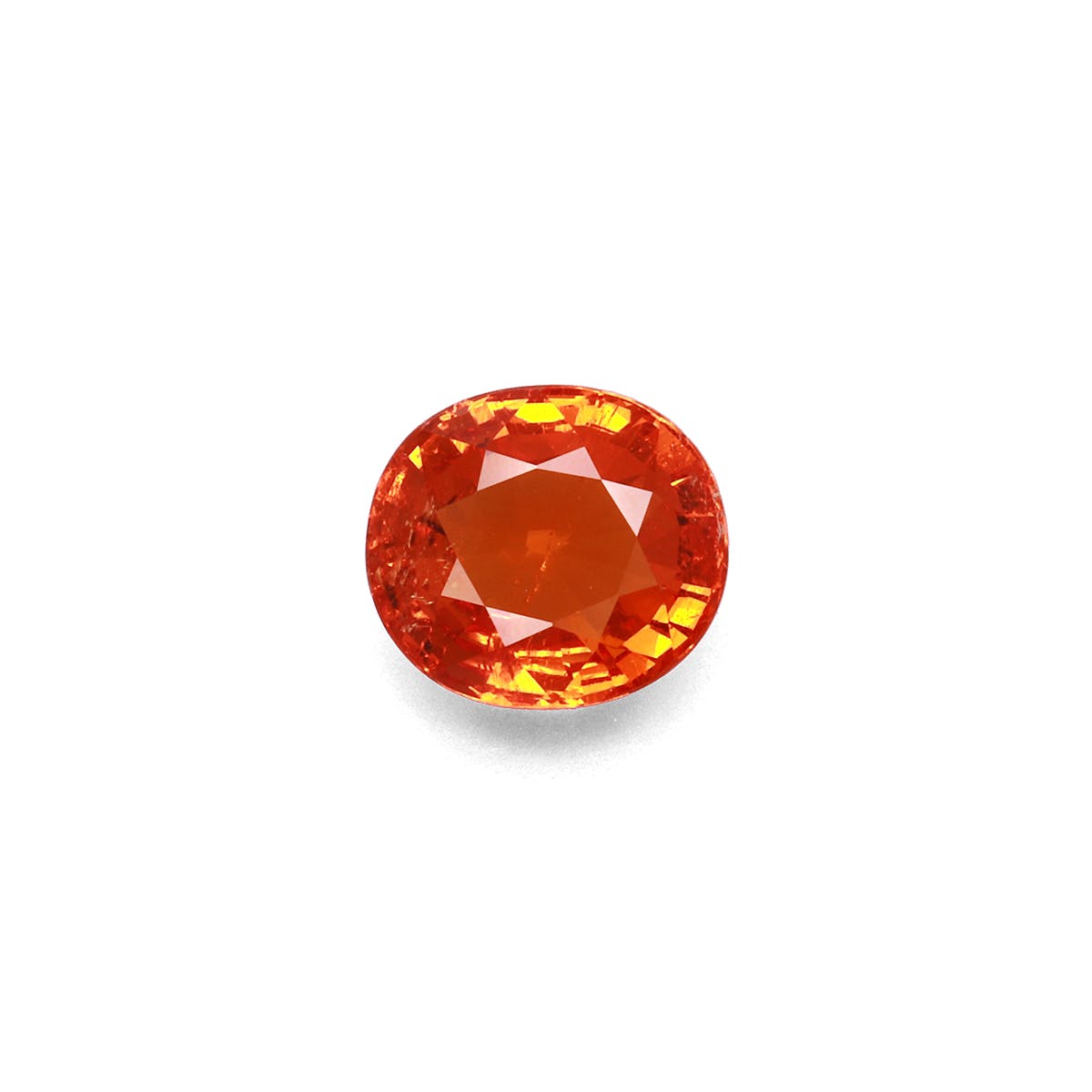 Spessartite Oval Fine Step Cut Orange