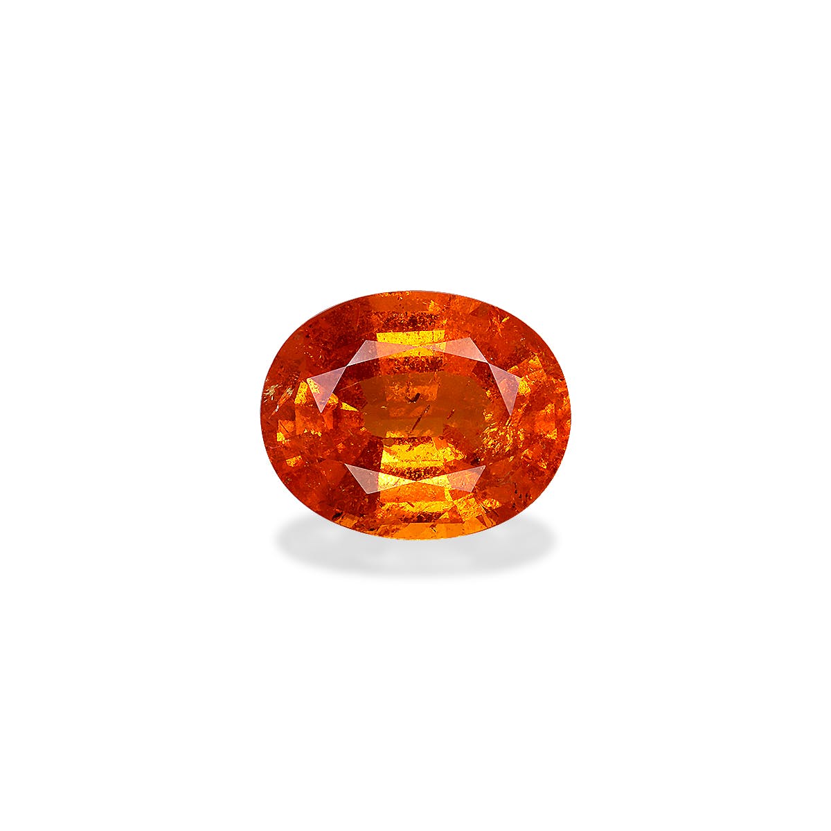 Spessartite Oval Fine Step Cut Orange