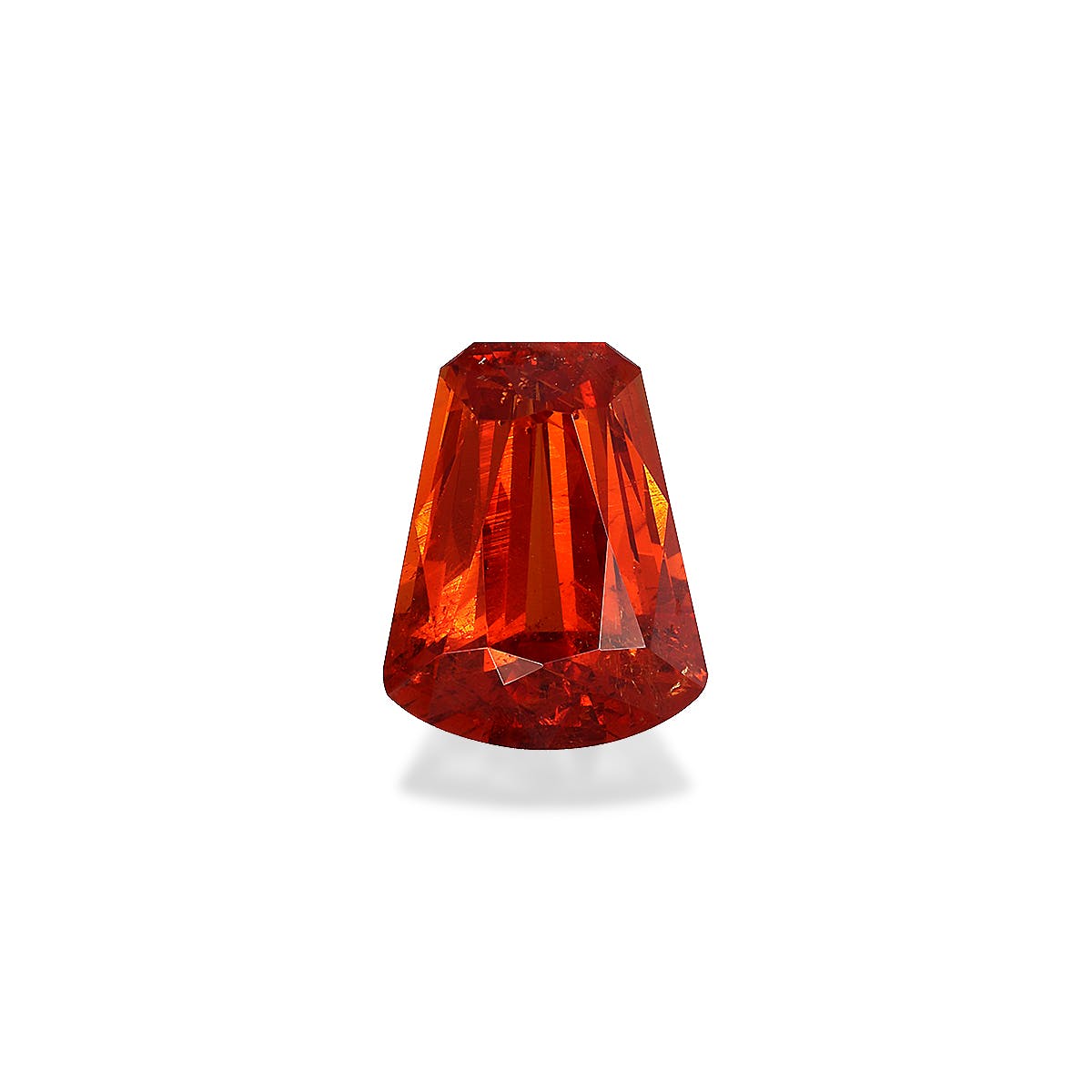 Spessartite Fancy Fine Step Cut Fire Orange