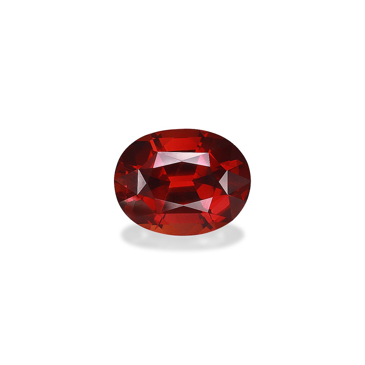 Spessartite Oval Fine Step Cut Red