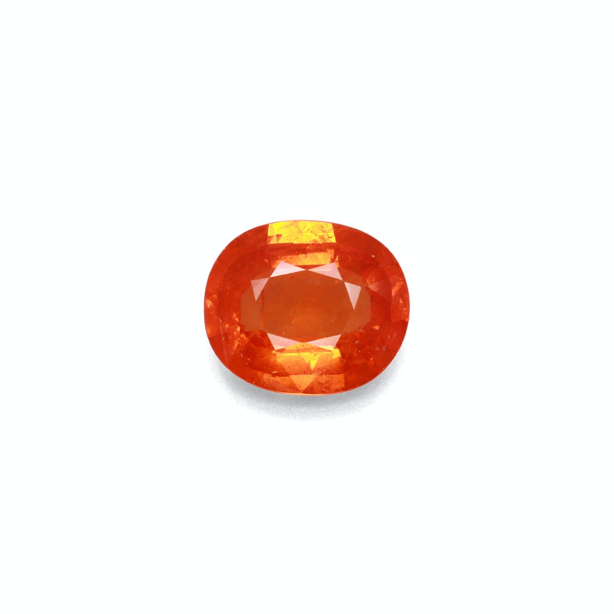 Spessartite Oval Fine Step Cut Orange