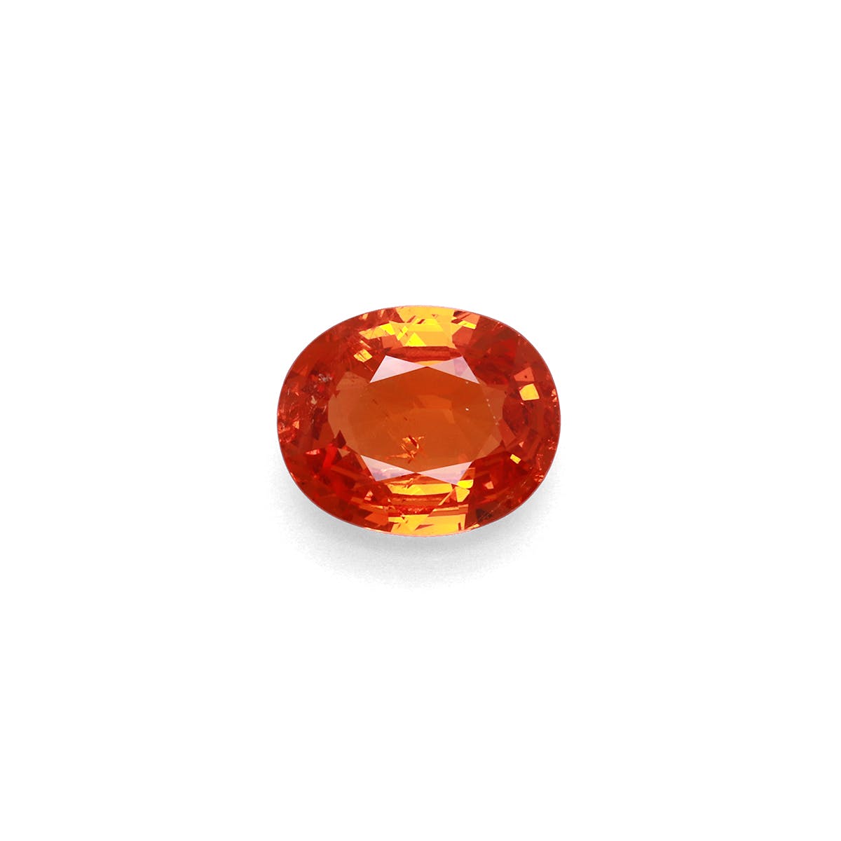 Spessartite Oval Fine Step Cut Orange