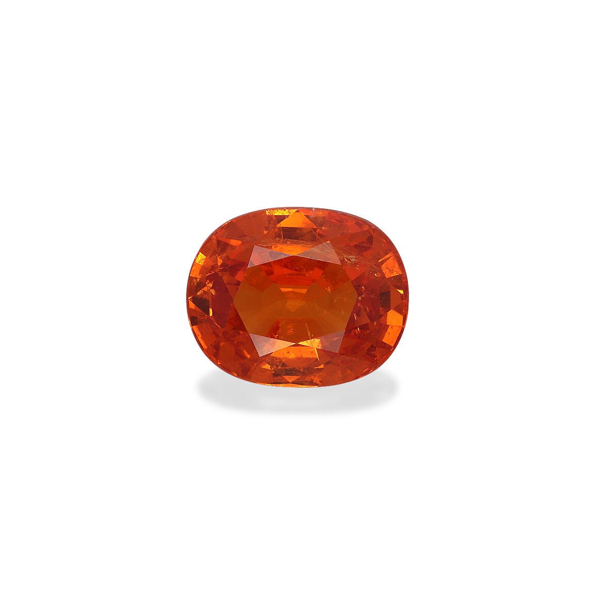 Spessartite Oval Fine Step Cut Orange