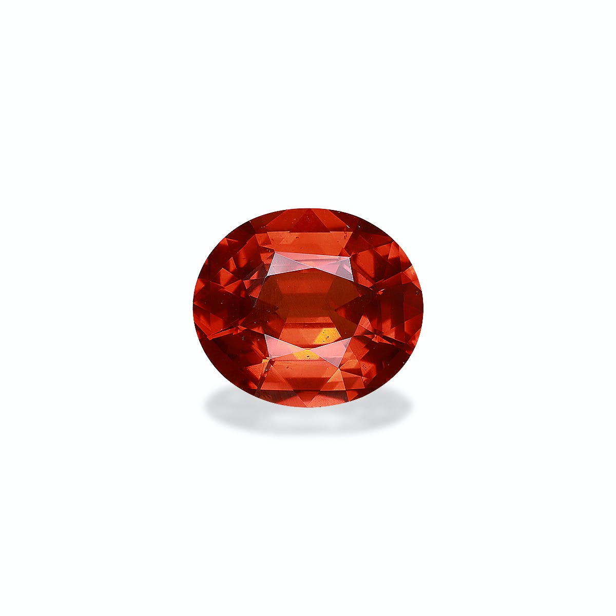 Spessartite Oval Fine Step Cut Orange