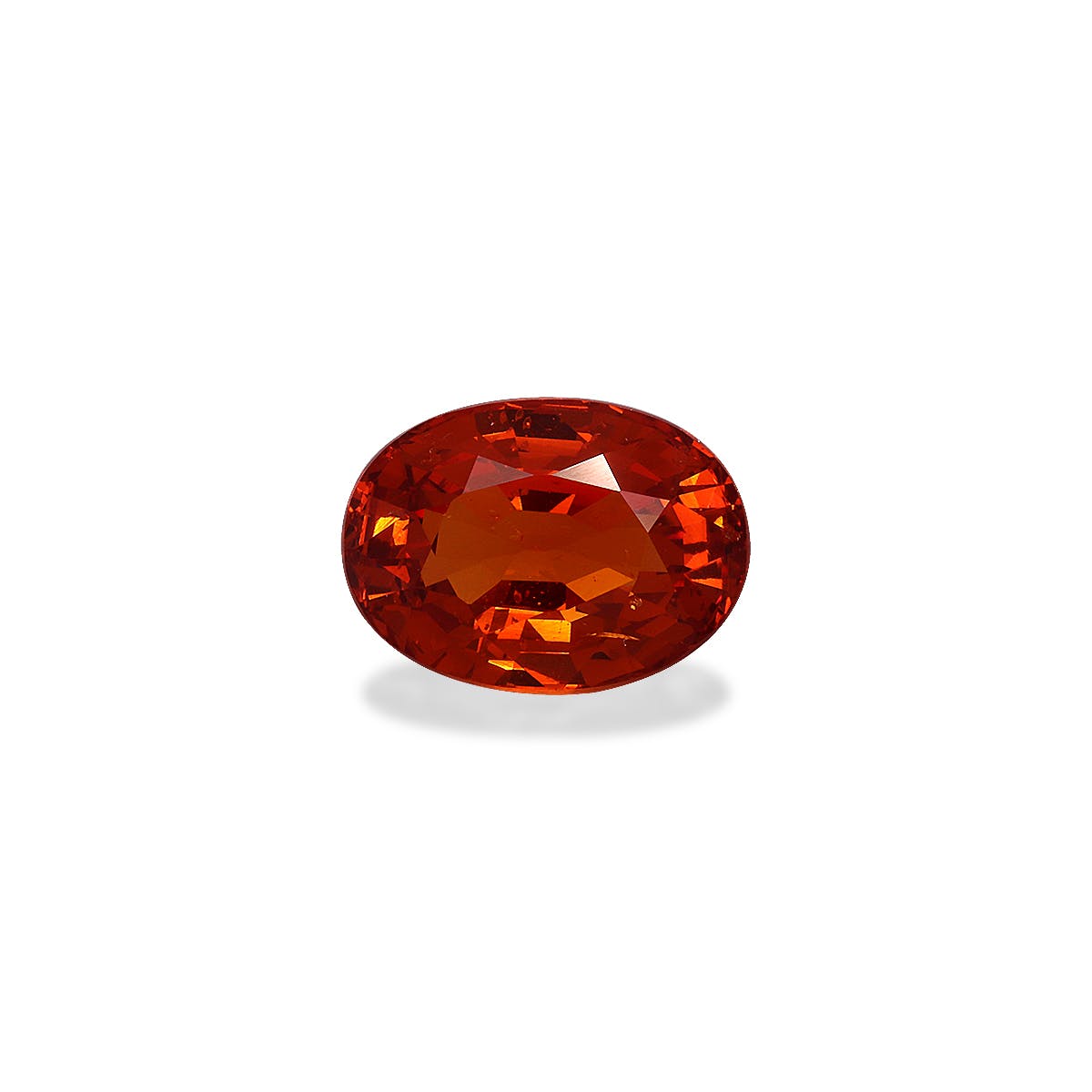 Spessartite Oval Fine Step Cut Orange