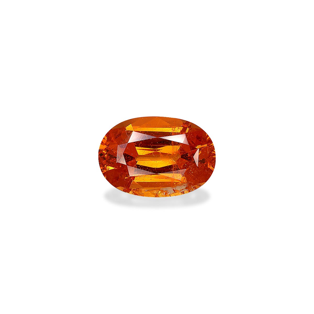 Spessartite Oval Fine Step Cut Orange