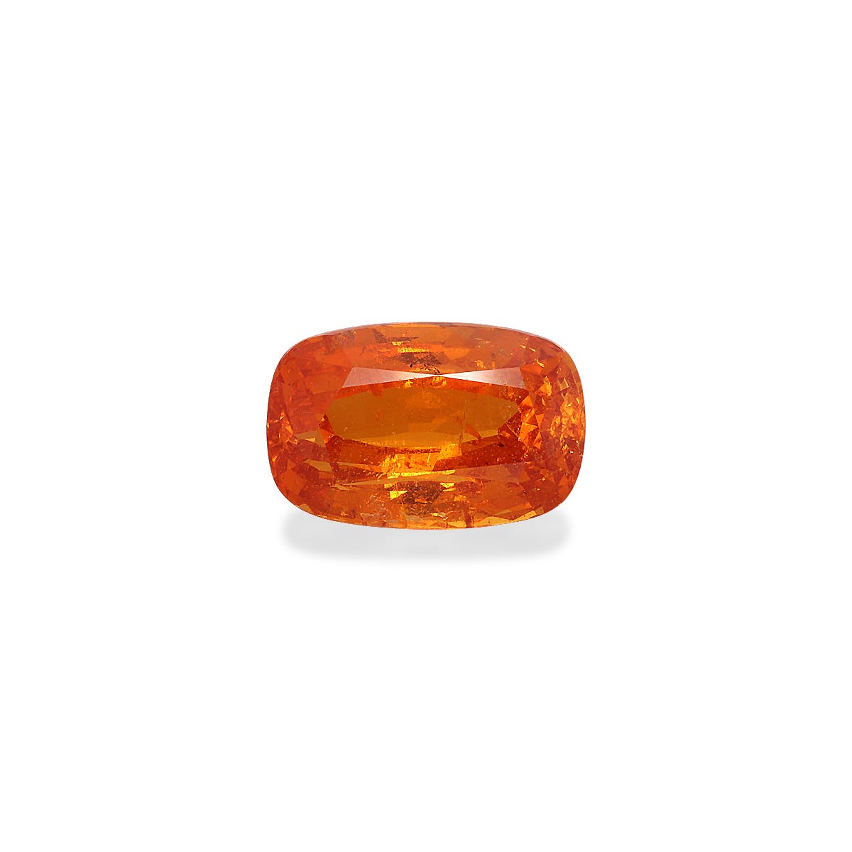 Spessartite Cushion Fine Step Cut Mandarin Orange