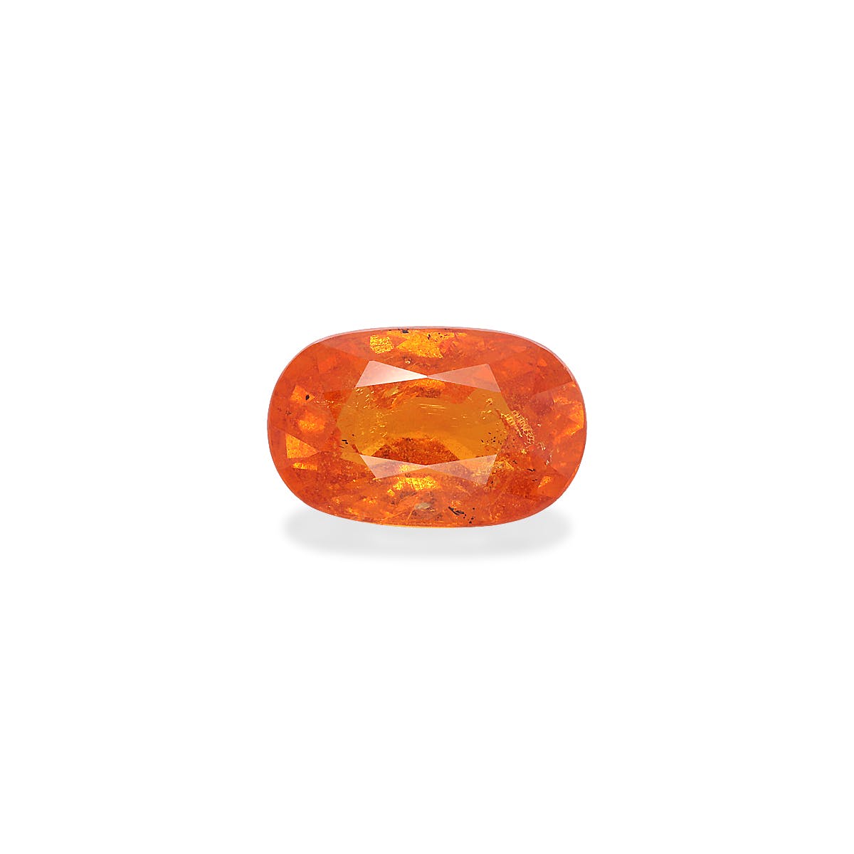 Spessartite Oval Fine Step Cut Orange