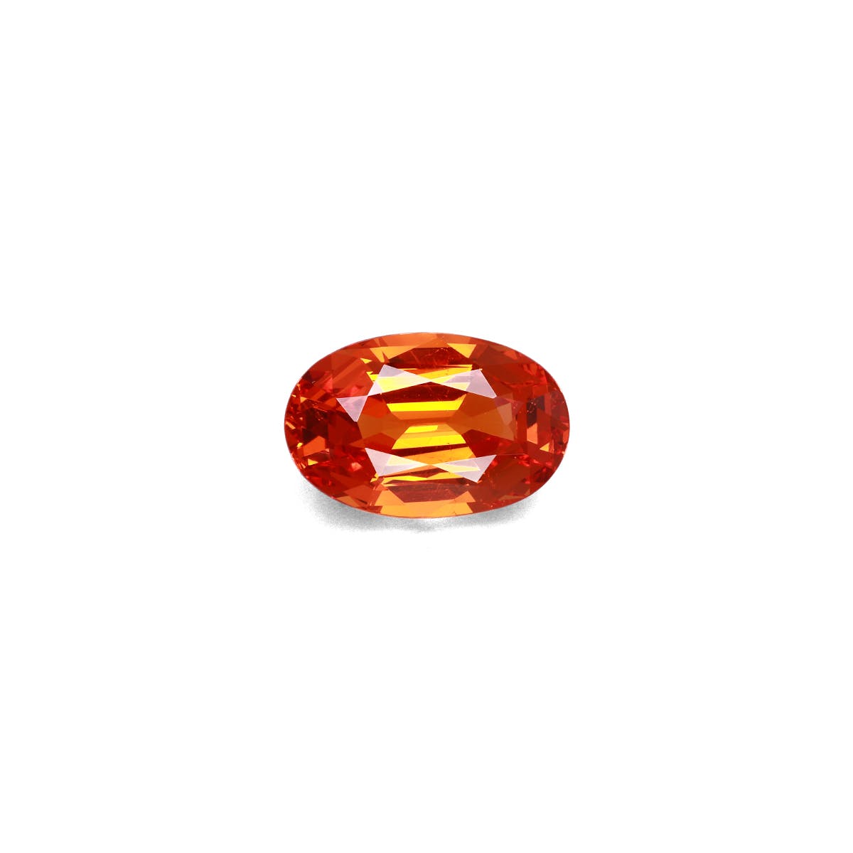 Spessartite Oval Fine Step Cut Orange