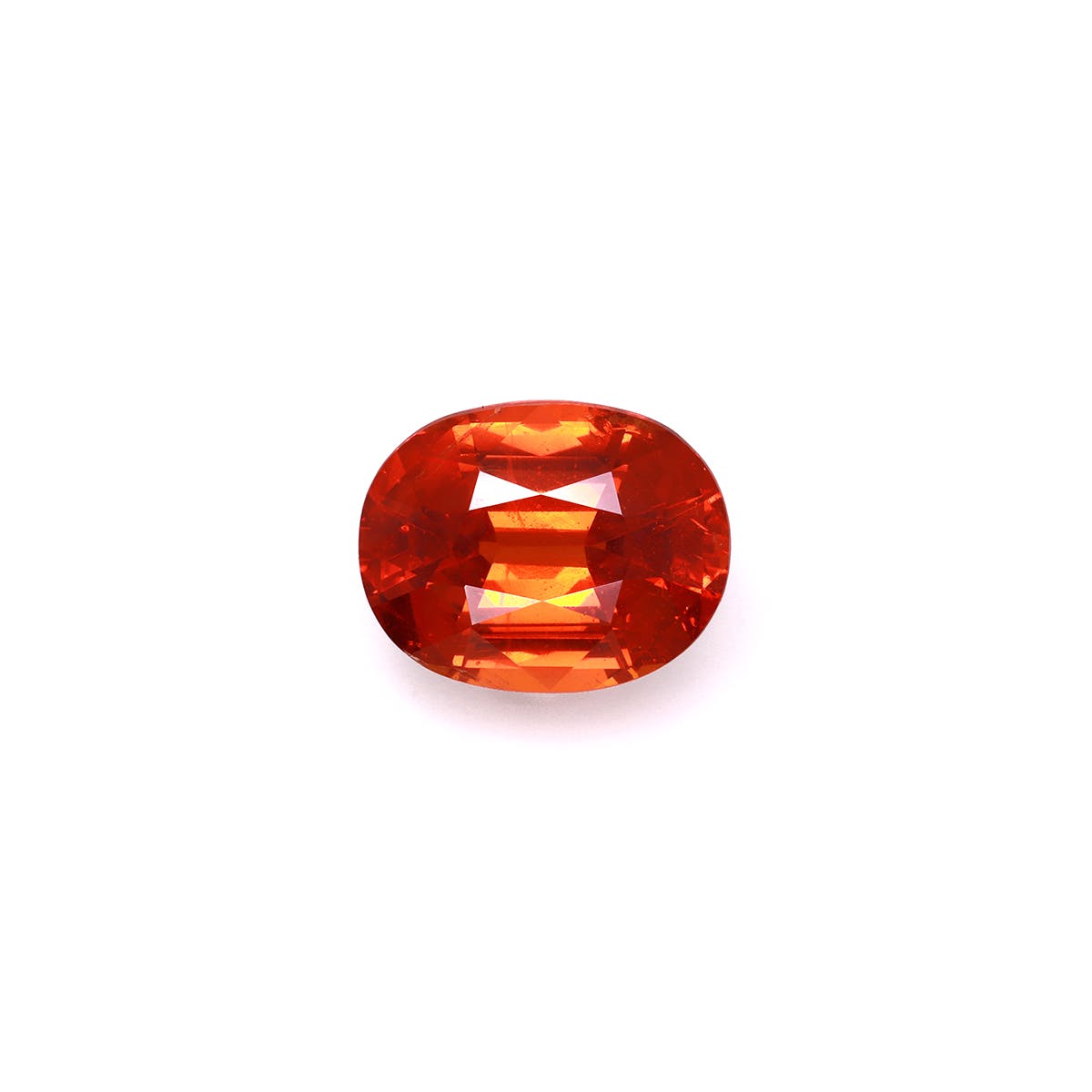 Spessartite Oval Fine Step Cut Orange