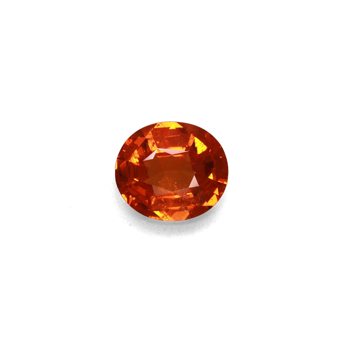 Spessartite Oval Fine Step Cut Orange