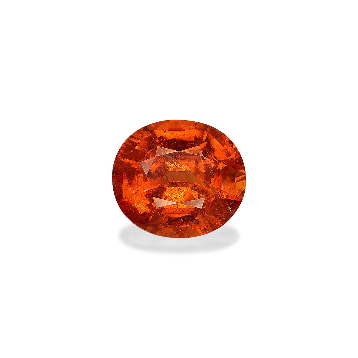 Spessartite Oval Fine Step Cut Orange