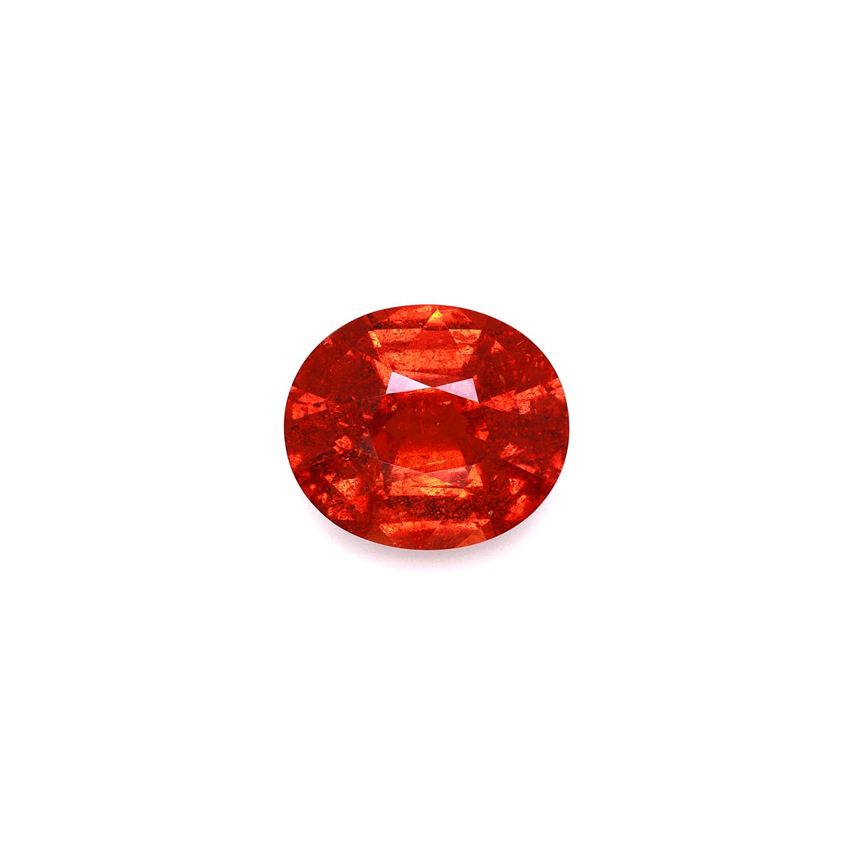 Spessartite Oval Fine Step Cut Orange