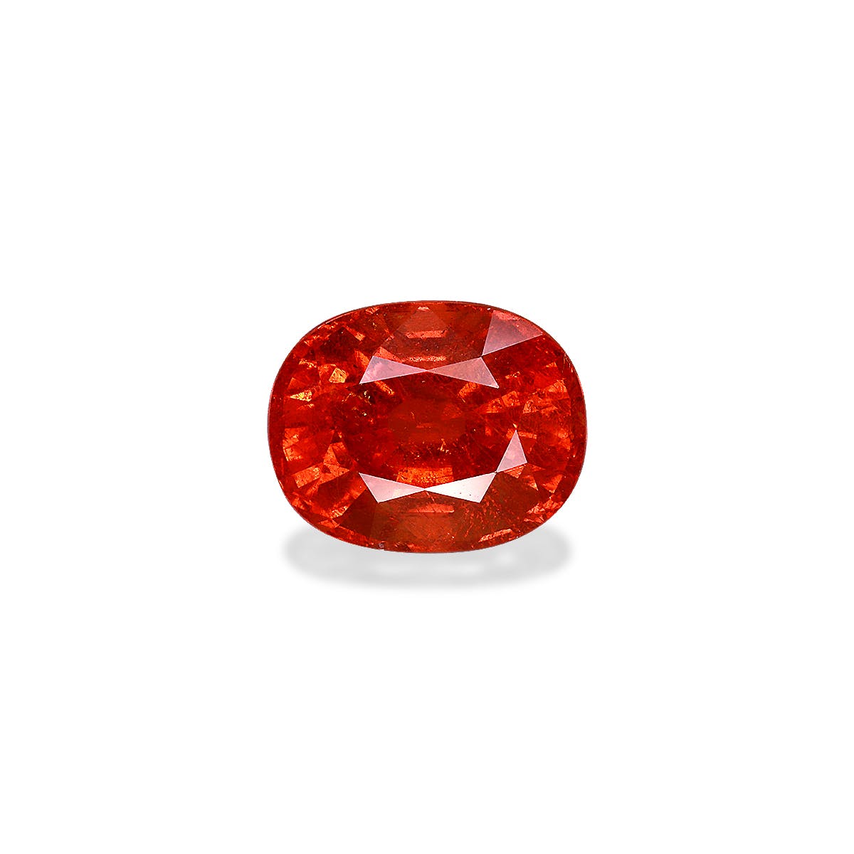 Spessartite Oval Fine Step Cut Orange