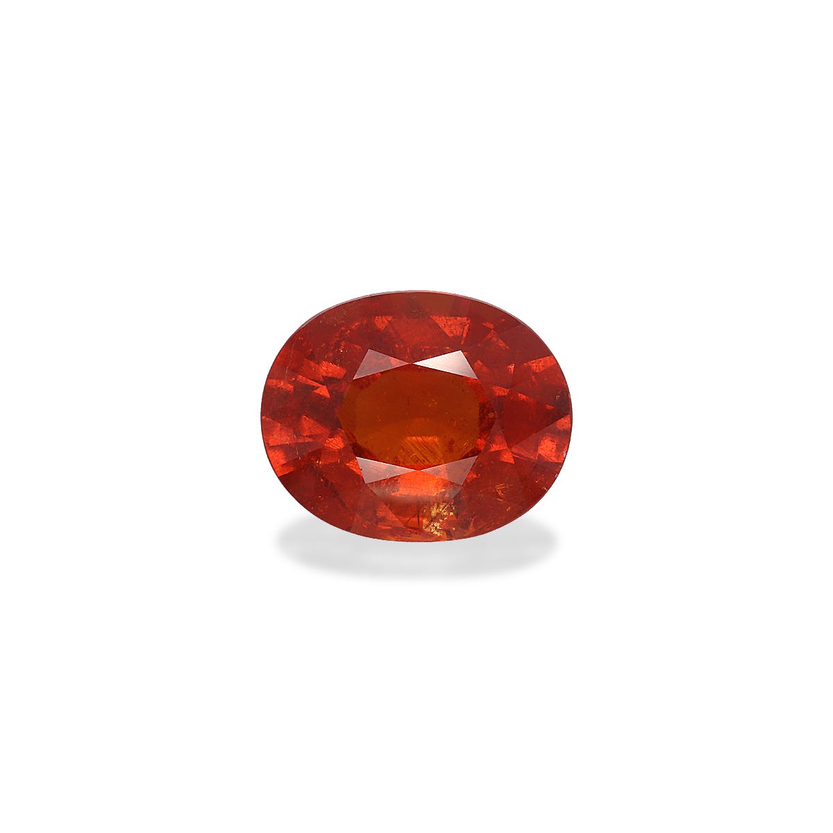 Spessartite Oval Fine Step Cut Orange