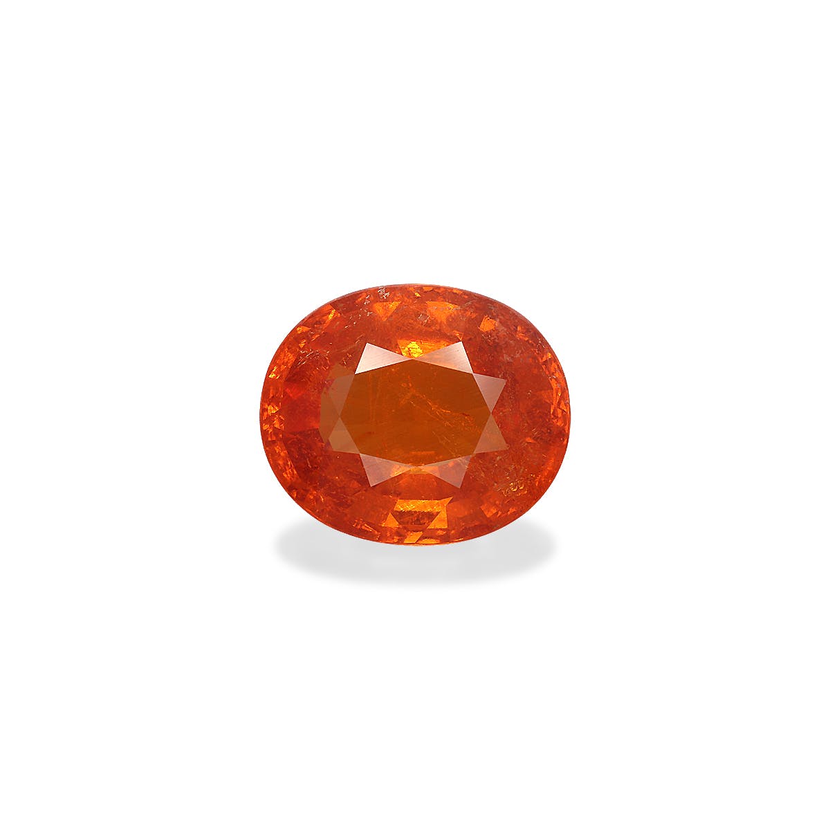 Spessartite Oval Fine Step Cut Orange