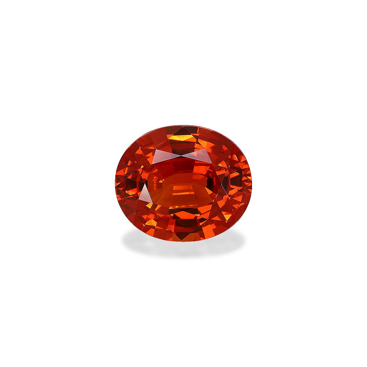 Spessartite Oval Fine Step Cut Orange