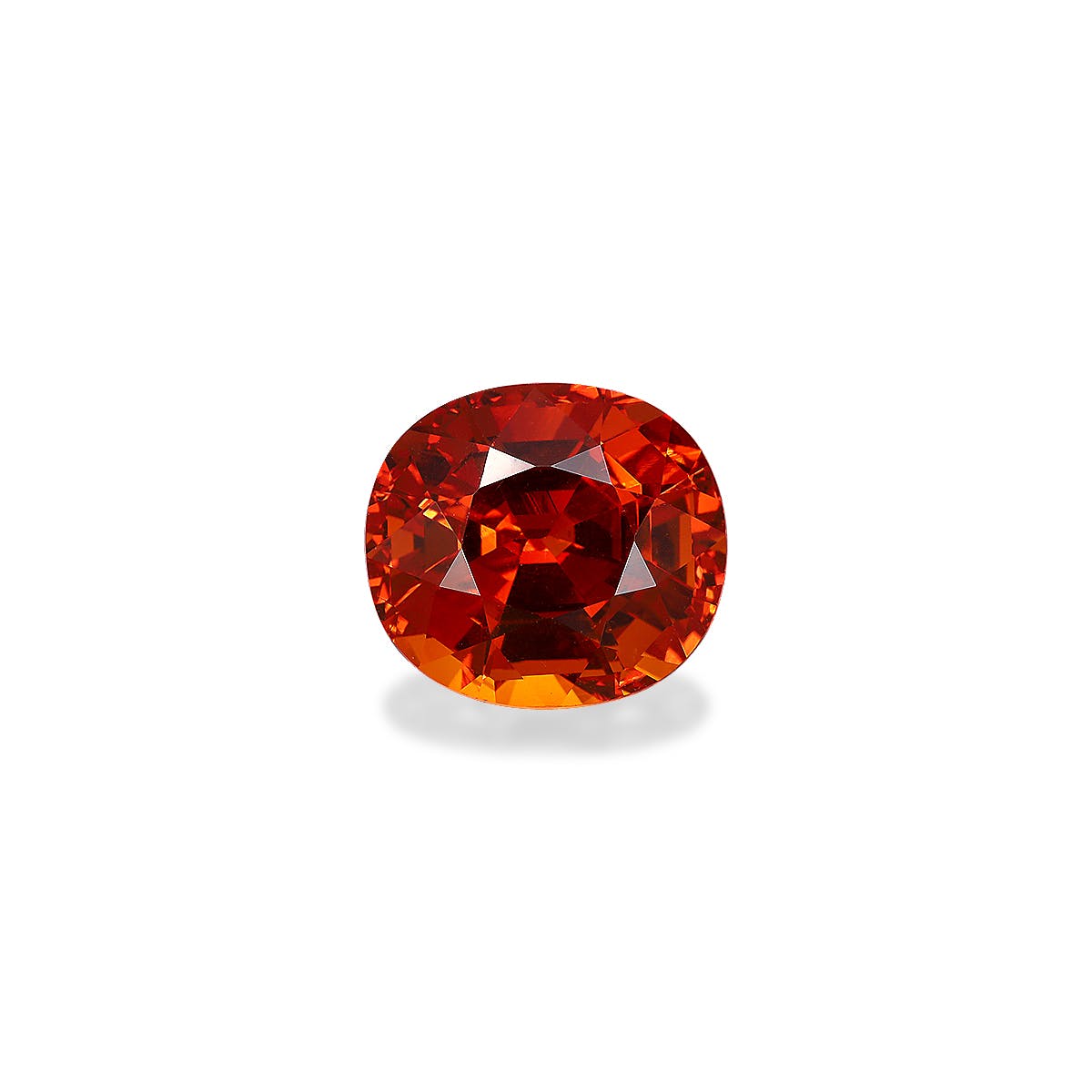 Spessartite Oval Fine Step Cut Orange