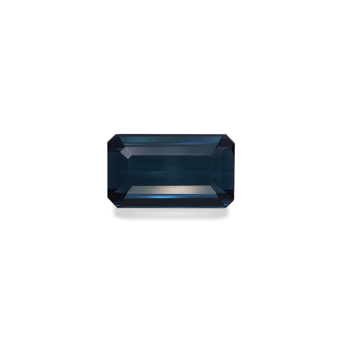 Blue Tourmaline Rectangular Emerald Cut Blue