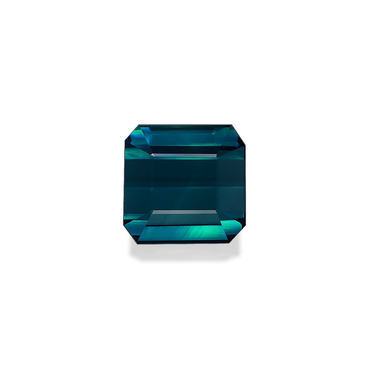 Blue Tourmaline Rectangular Emerald Cut Blue