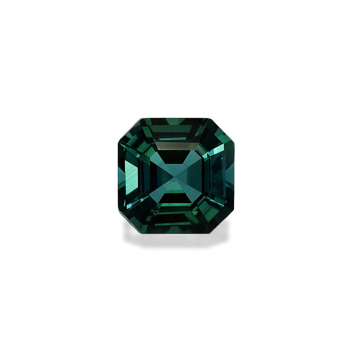 Blue Tourmaline Square Asscher Cut Ocean Blue