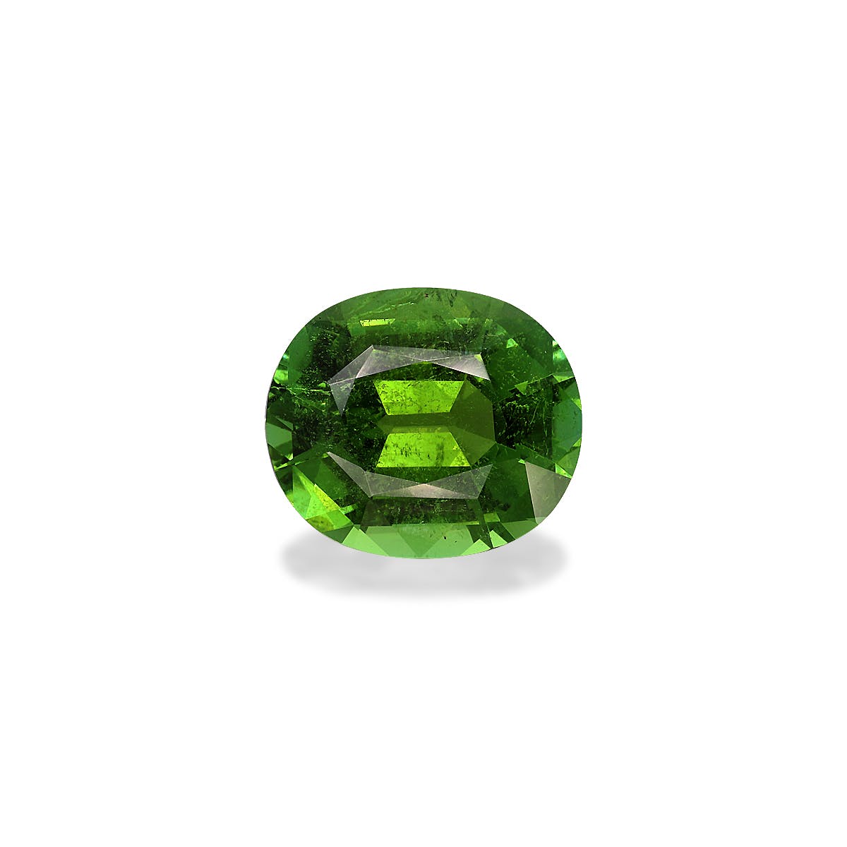 Green Tourmaline Oval Modified Brilliant Cut Green