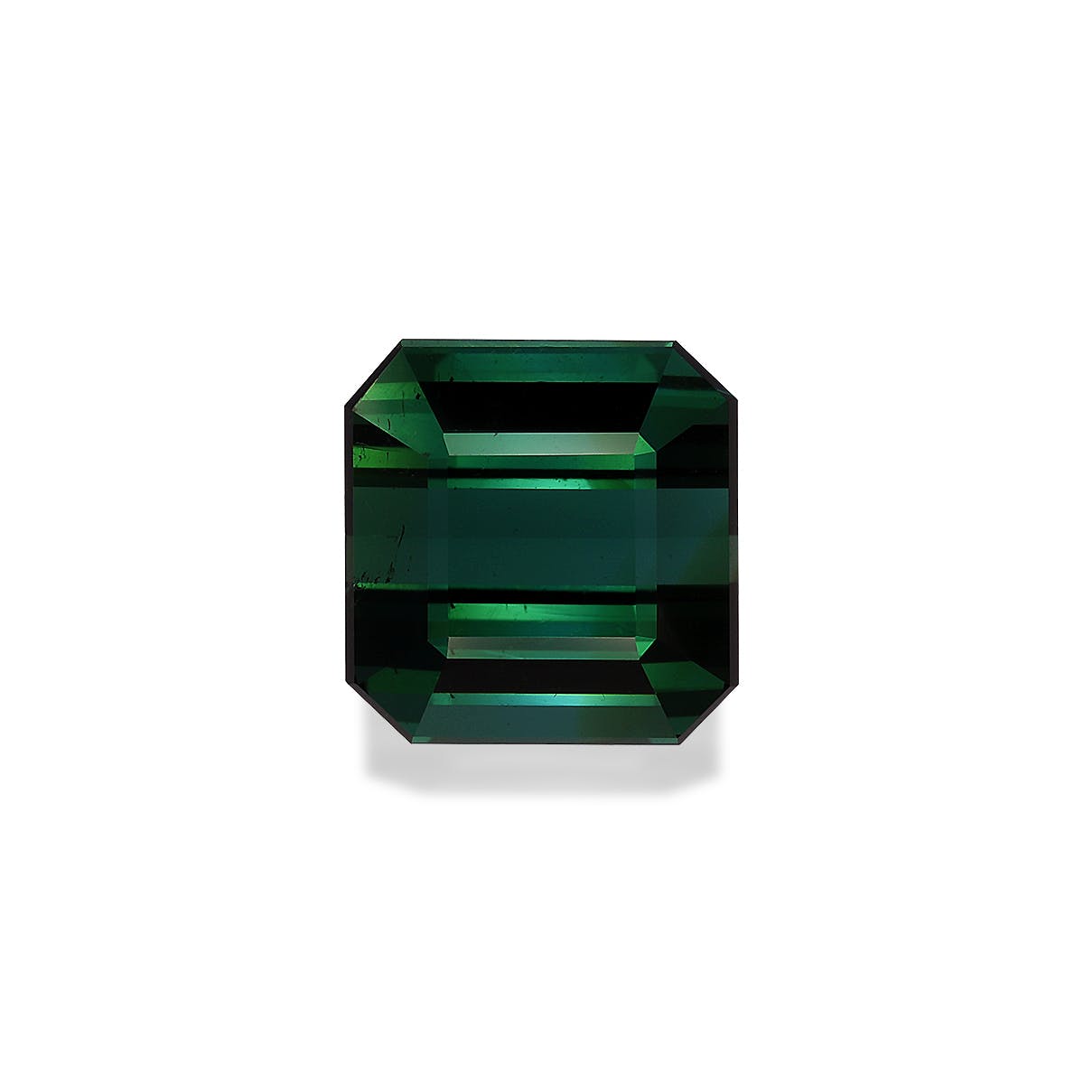 Green Tourmaline Square Emerald Cut Green