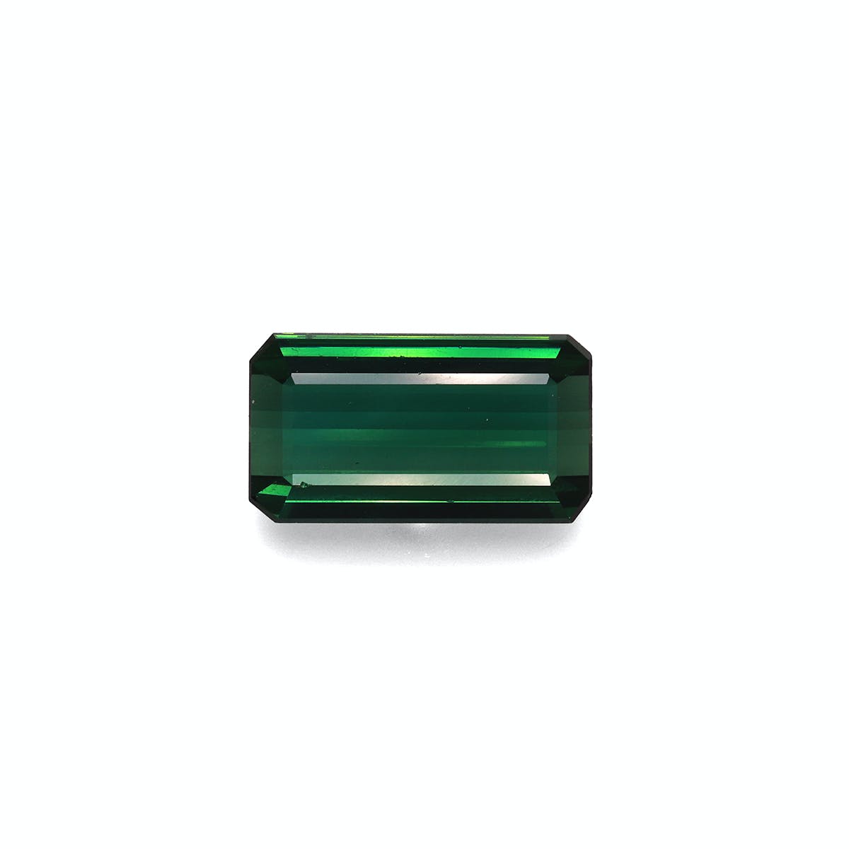 Green Tourmaline Rectangular Emerald Cut Basil Green