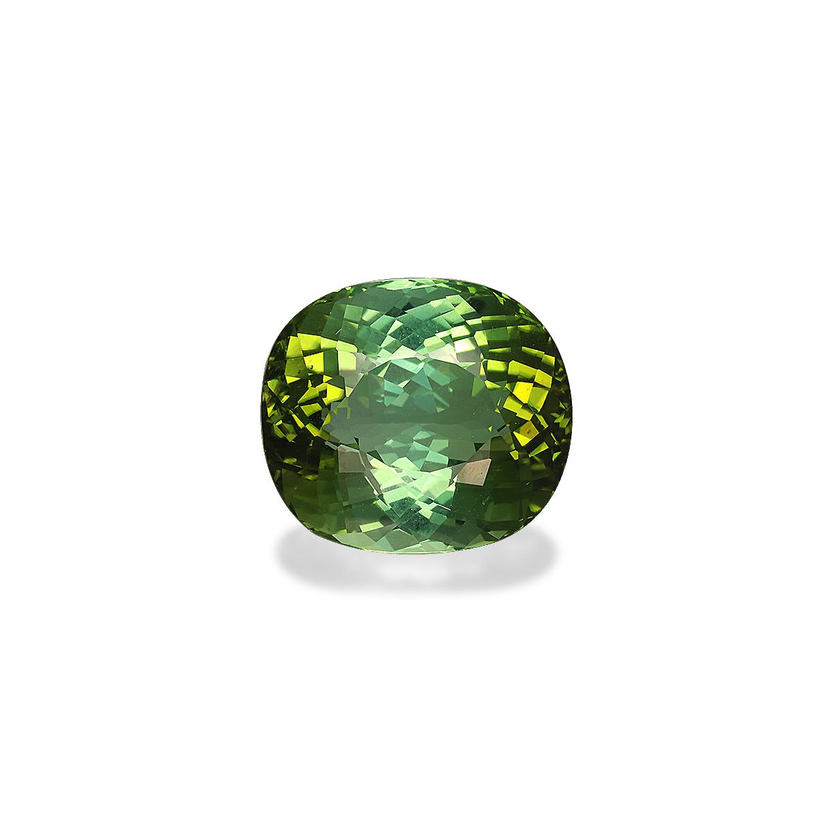 Green Tourmaline Oval Modified Brilliant Cut Green