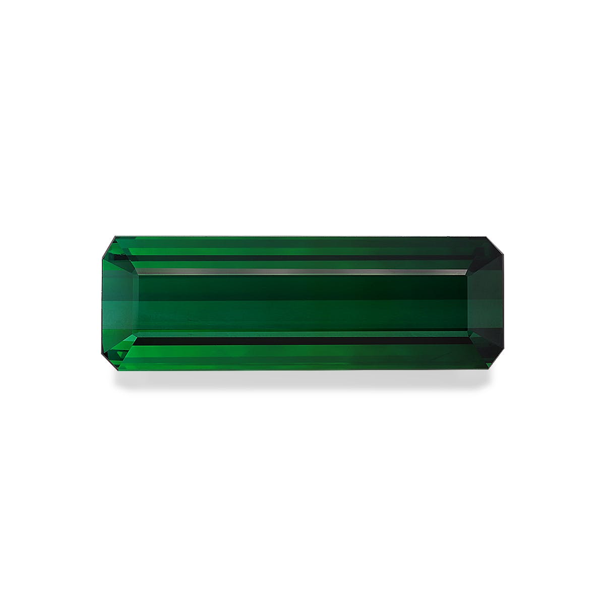 Green Tourmaline Rectangular Emerald Cut Basil Green