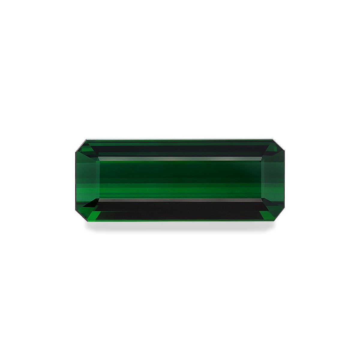 Green Tourmaline Rectangular Emerald Cut Basil Green