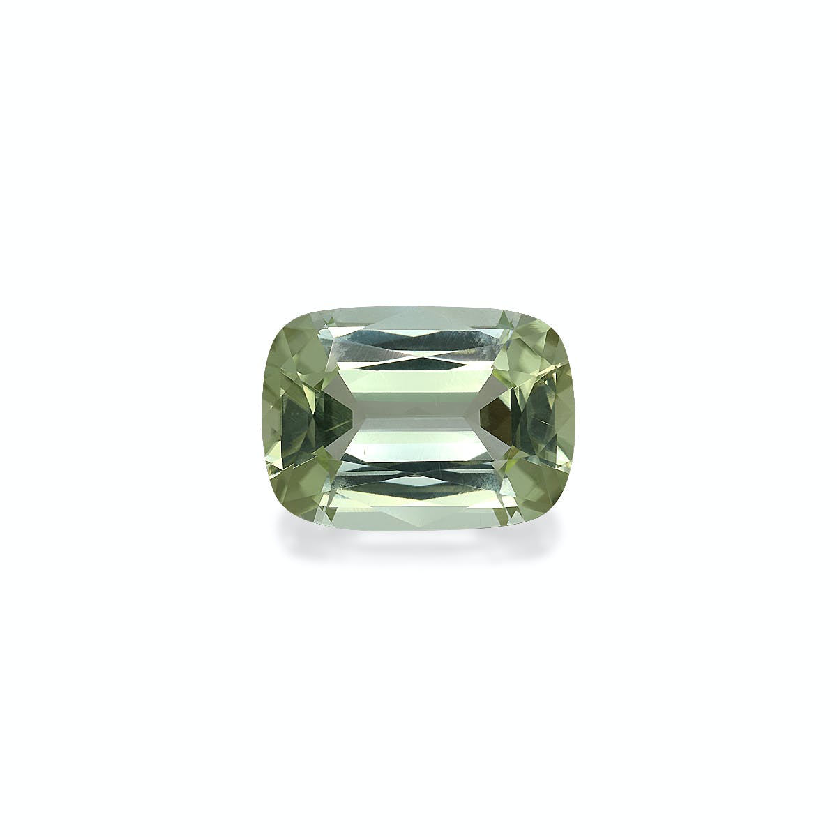 Green Tourmaline Cushion Fine Step Cut Mist Green