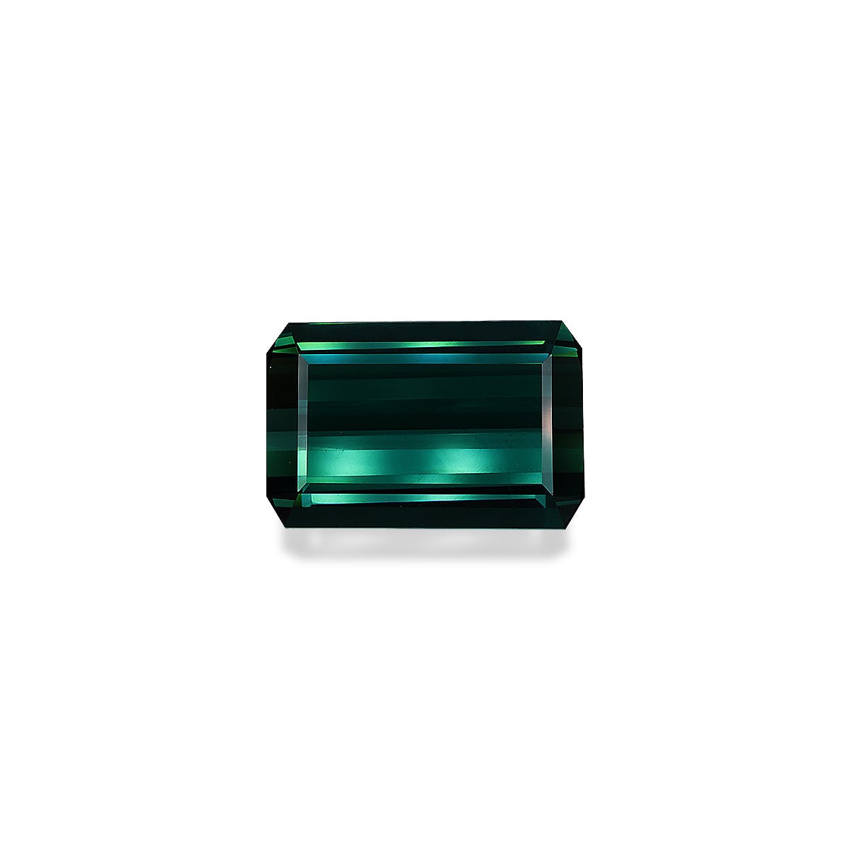 Blue Tourmaline Rectangular Emerald Cut Blue