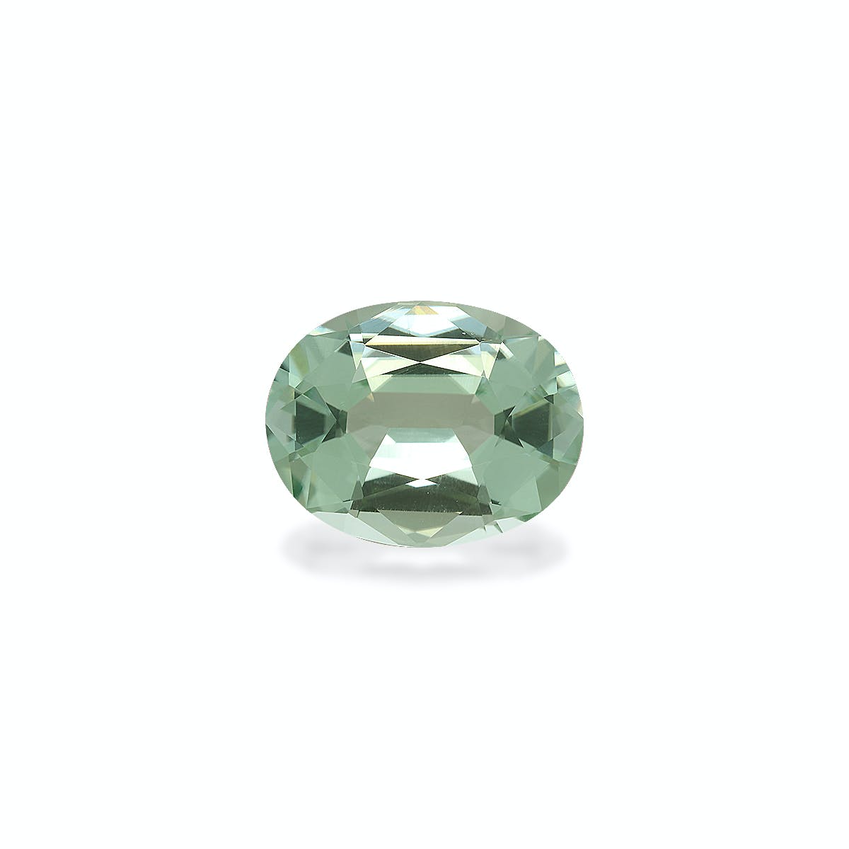 Green Tourmaline Oval Fine Step Cut Green