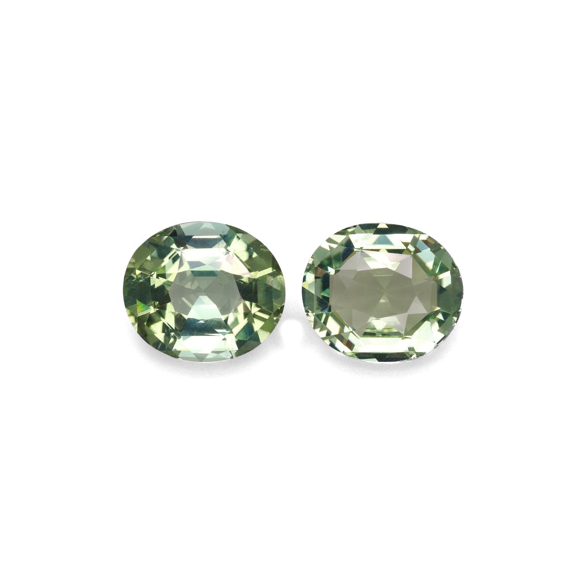 Green Tourmaline Oval Fine Step Cut Green