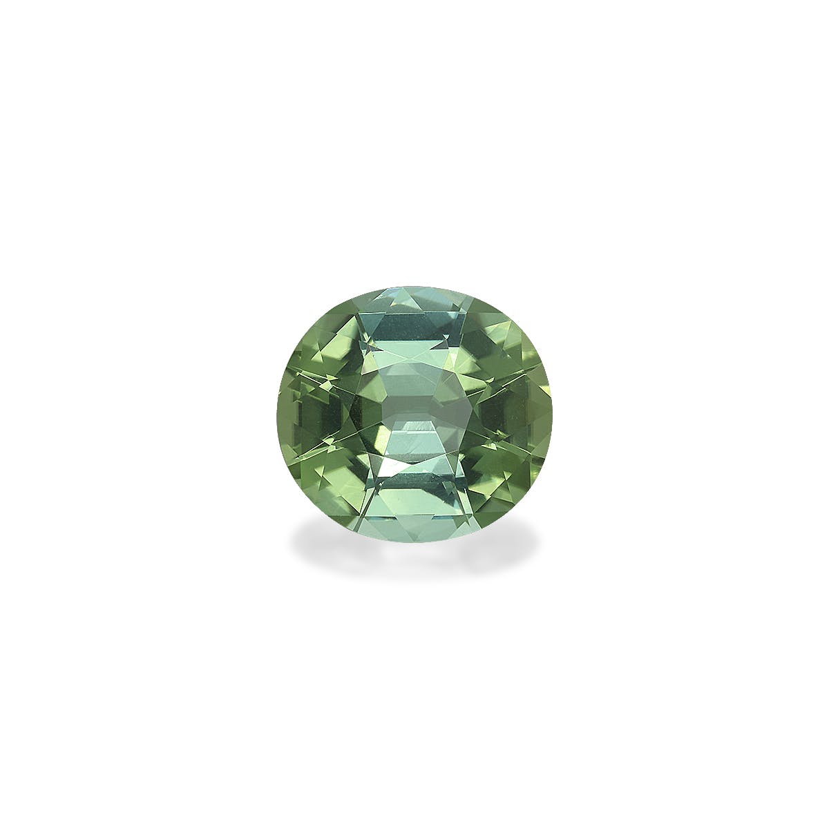 Green Tourmaline Cushion Fine Step Cut Green