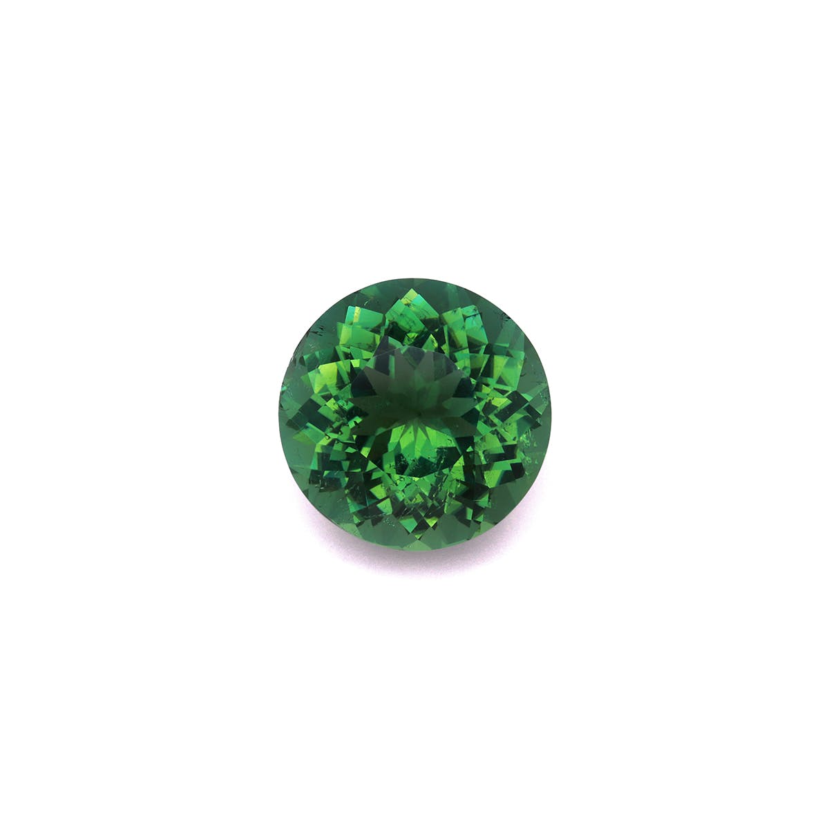 Green Tourmaline Round Modified Brilliant Cut Green