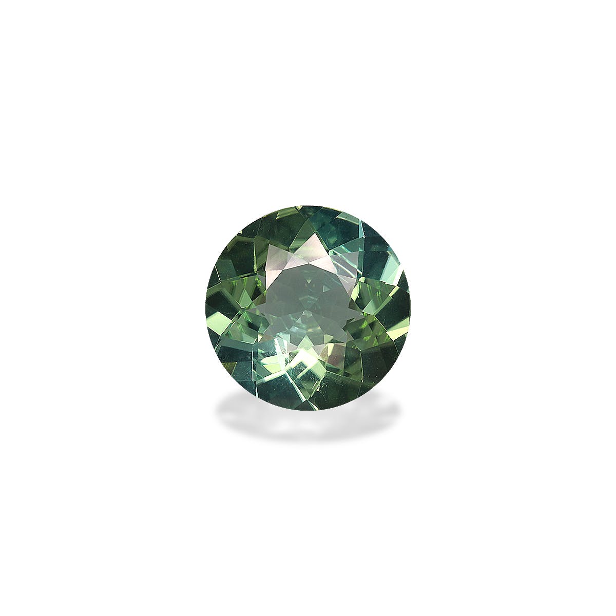 Green Tourmaline Round Modified Brilliant Cut Green