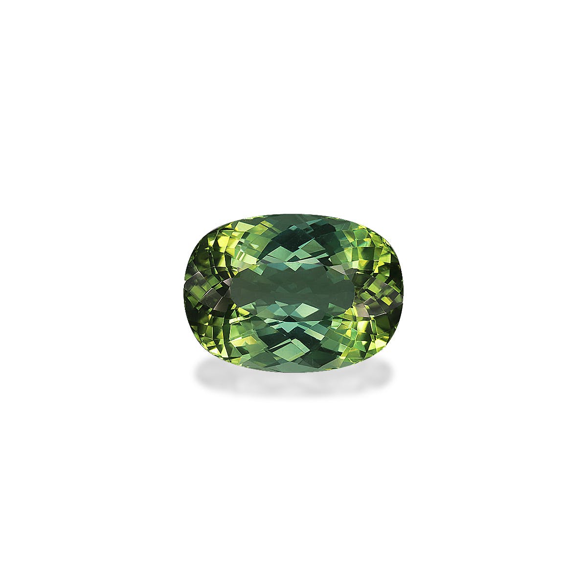 Green Tourmaline Cushion Modified Brilliant Cut Green