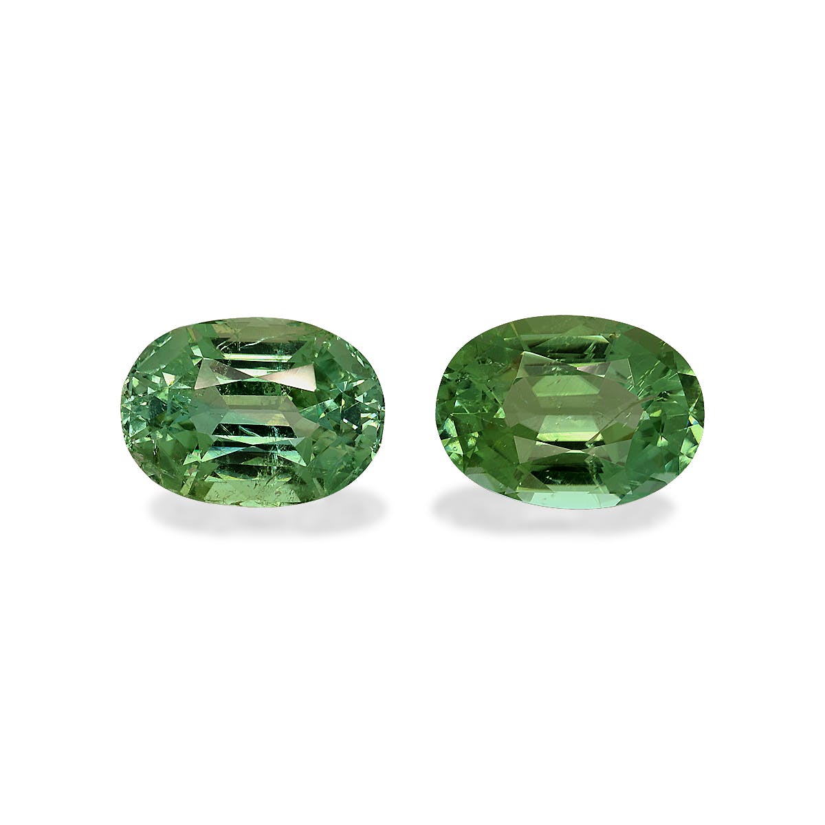 Green Tourmaline Oval Fine Step Cut Green