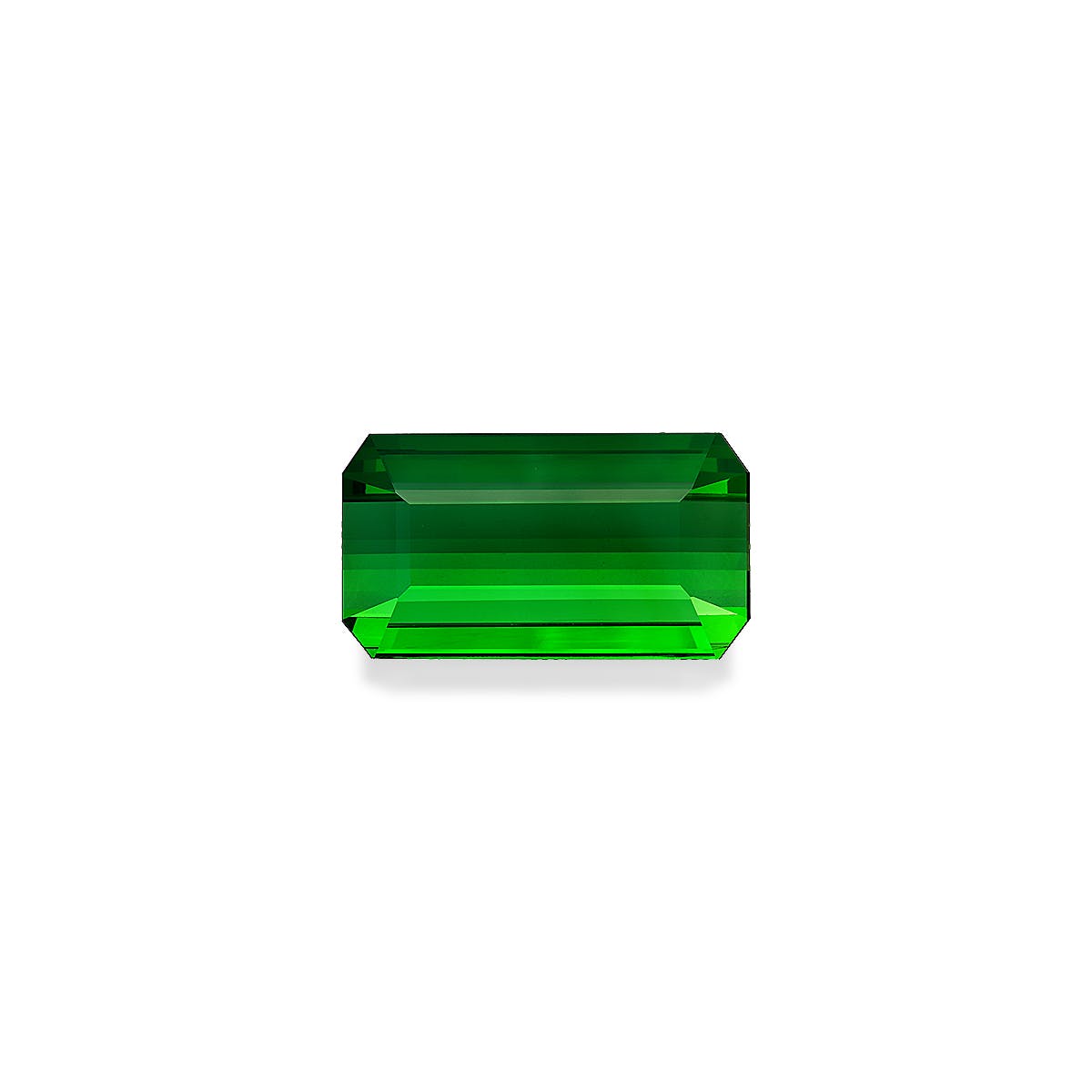 Green Tourmaline Rectangular Emerald Cut Green