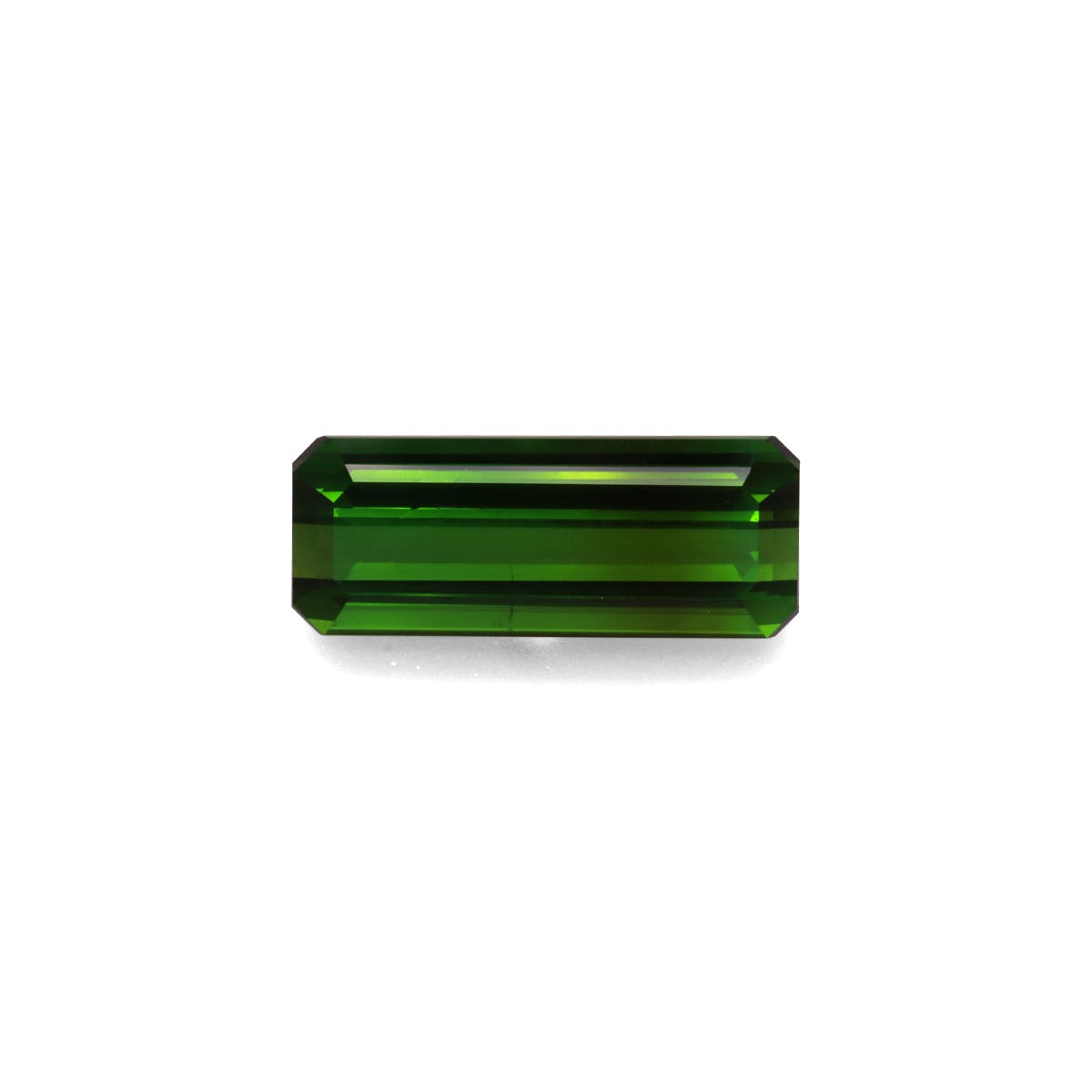 Green Tourmaline Rectangular Emerald Cut Moss Green