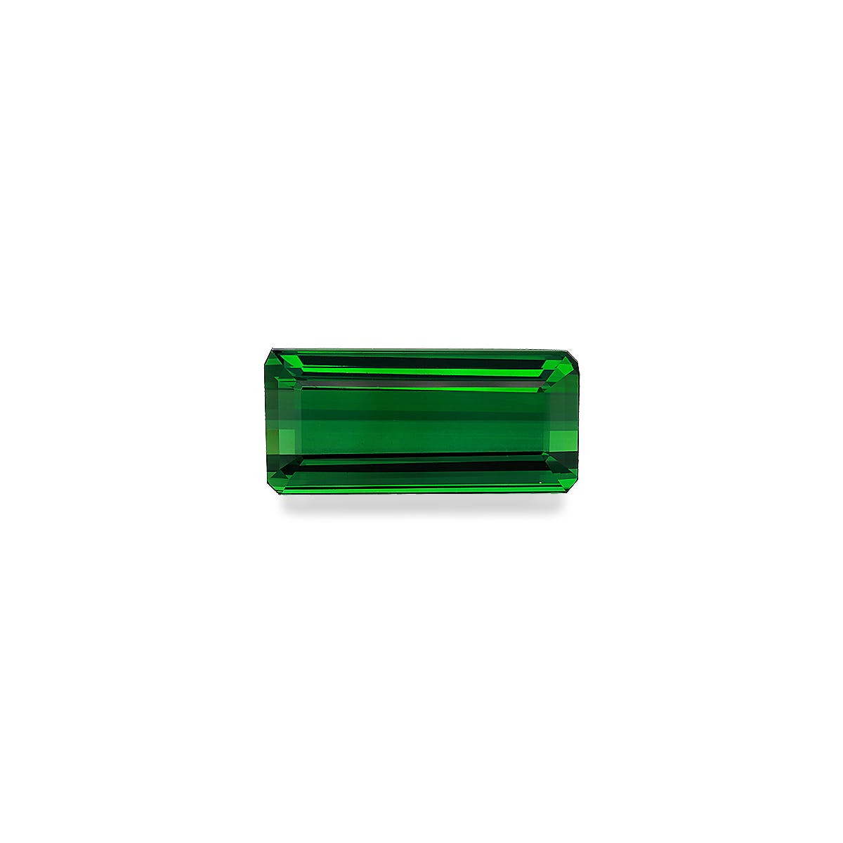 Green Tourmaline Rectangular Emerald Cut Green