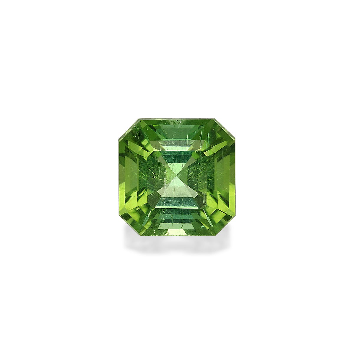 Green Tourmaline Square Asscher Cut Green