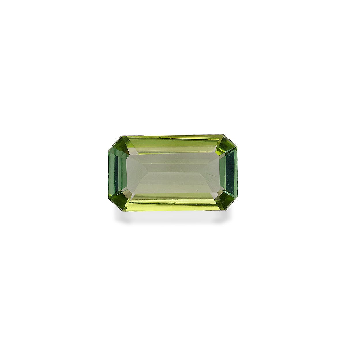 Green Tourmaline Rectangular Emerald Cut