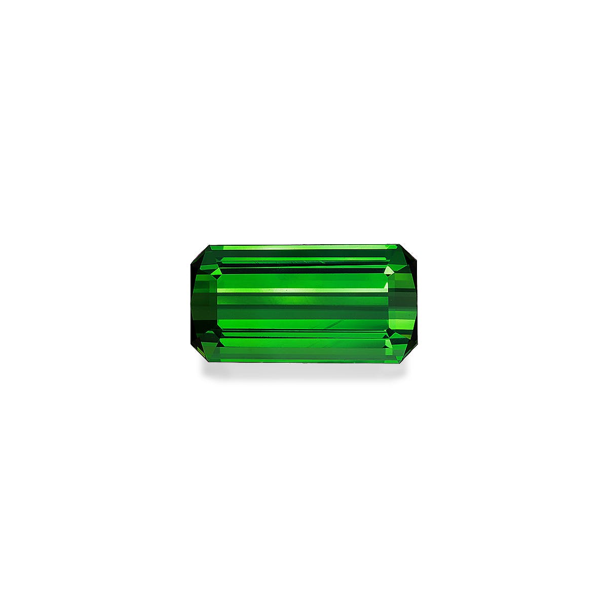 Green Tourmaline Rectangular Emerald Cut Green